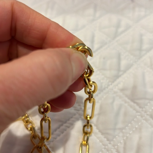 J.crew heart pendant necklace in gold 38” - Picture 5 of 6